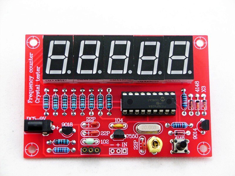 1Hz-50MHz oscillator frequency meter measuring frequency measurement, frequency meter kit