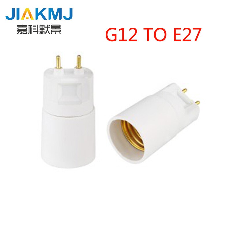 10 stks/partij G12 naar e27 adapter converter E27 naar G12 Lamphouder Converter LED licht accessoires