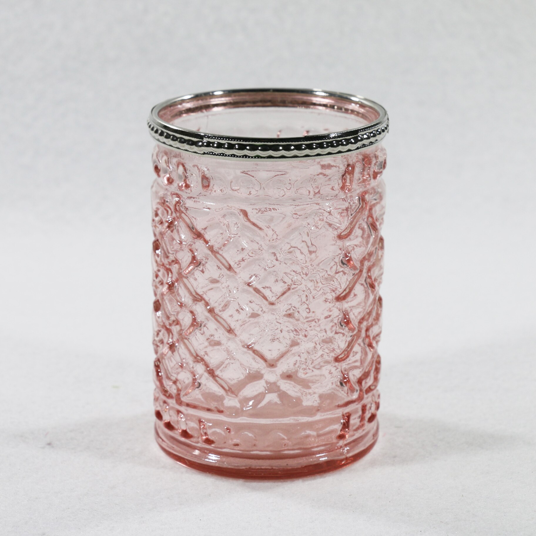 Bunte kerzenhalter glas einstellen kreative dekoration lagerung tasse Bar hochzeit Kerzenlicht-Abendessen romantik: Rosa(L)