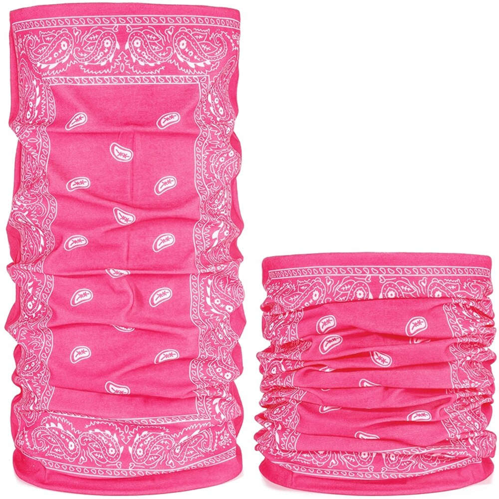 Beschermende bandana nekwarmers outdoor paardrijden kamperen masker bandana's zonbescherming bloemensjaal bloemen wandelsjaals gezichtssjaal
