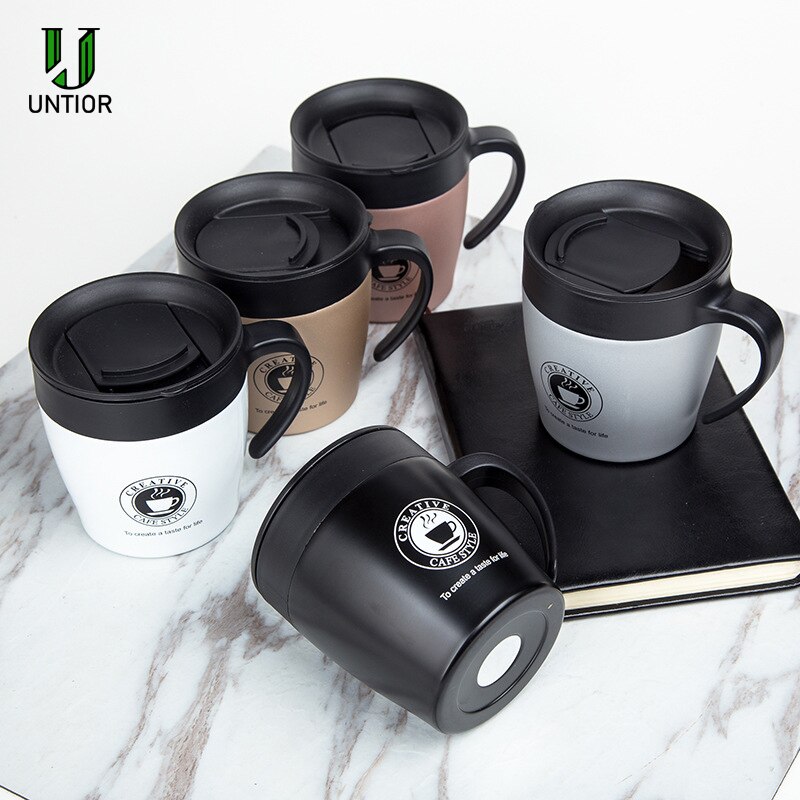 UNITOR 330ml Travel Mug Eco Friendly Stainless Steel Tumbler Coffee Cup Tea Mug Vacuum Insulated Office Cup Travel Coffee Mug