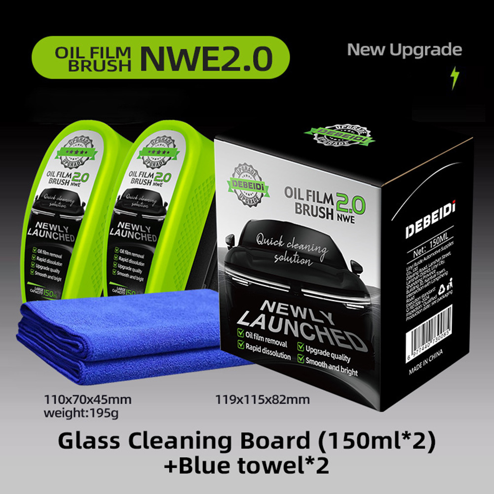 Detergente per vetri clear vision, strumento per la pulizia del parabrezza dell'auto, antiappannamento, impermeabile, universale, per la pulizia dei finestrini dell'auto