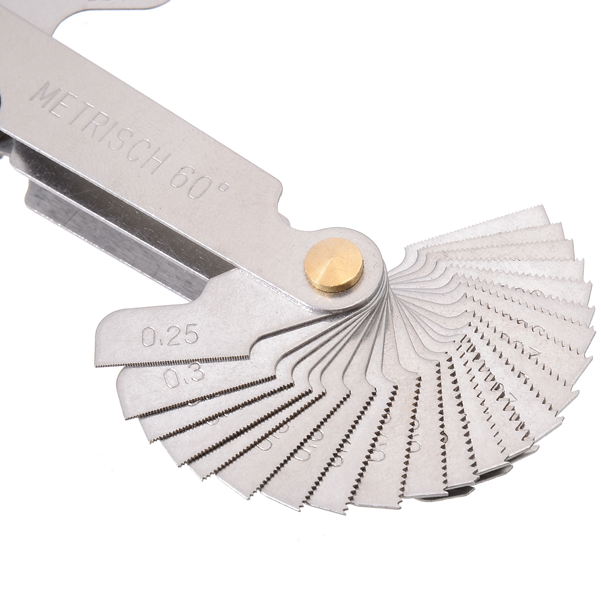 52 sztuk ostrze gwint ząb poziom cięcia stali miernik narzędzie pomiarowe 60 stopni metryczny miernik narzędzie pomiarowe