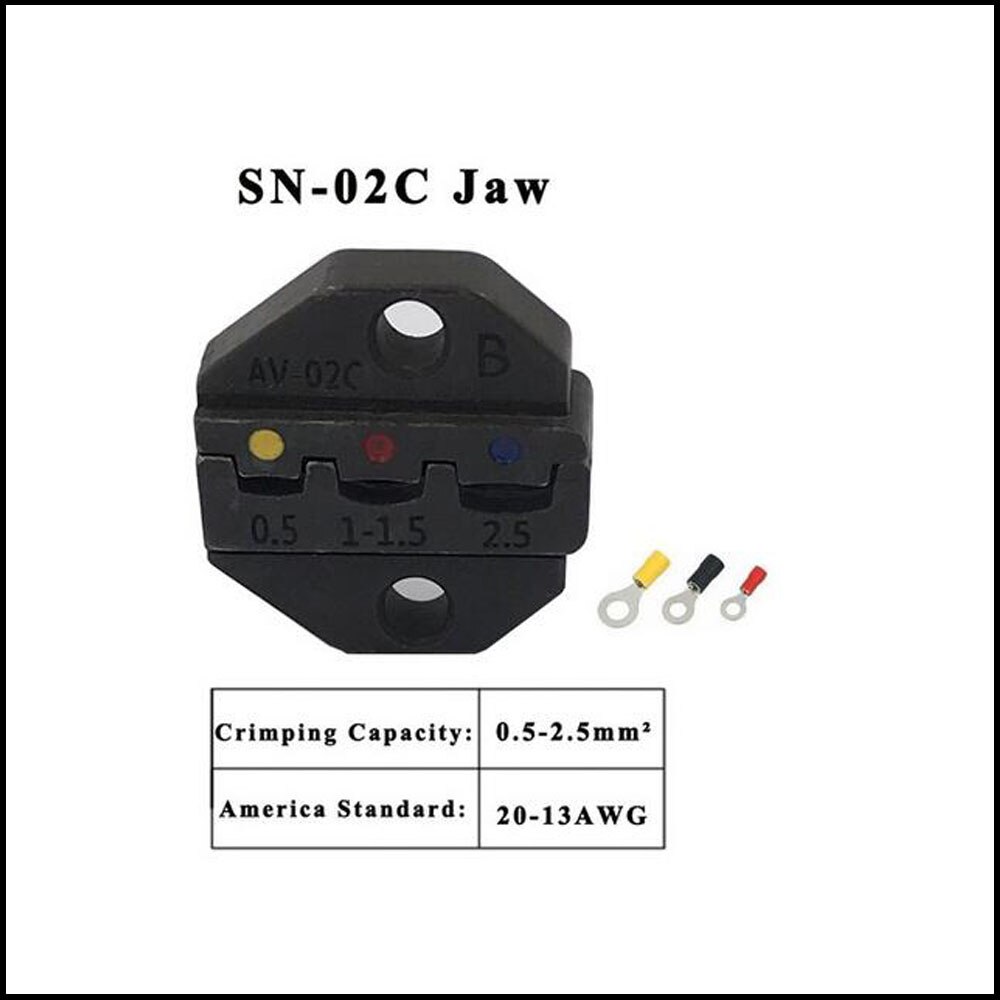 SN series plier special jaws crimping tool 190mm SN-16WF SN-06WF SN-2 SN-28B SN-48B SN-02WF2C SN-02B SN-02C SN-02WF: SN-02C