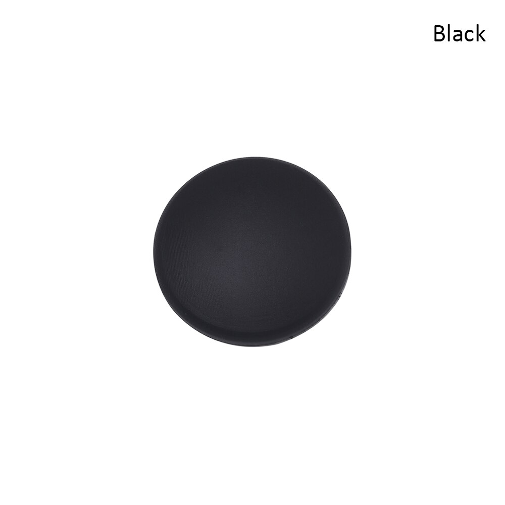 Bloc de protection mural pour poignée de porte, 1 pièce de 4cm, Anti-choc auto-adhésif en caoutchouc de Silicone rond pour porte Anti-collision, autocollant antidérapant: black