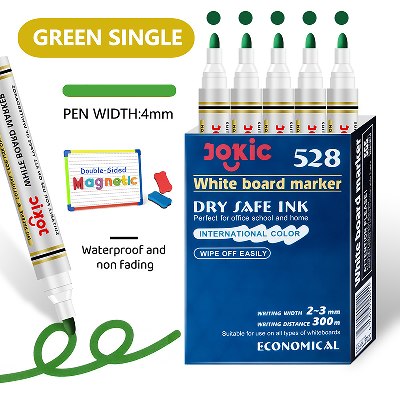 Apagável Whiteboard Caneta Marcador, Dry Erase Marcadores, Escritório e Material Escolar, 4 Cores