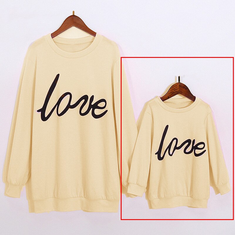 Lente t-shirt liefdesbrief t-shirt meisjes t-shirts kindershirt meisjeskleding katoen o-hals lange mouw casual herfst baby tops: Geel / 12m