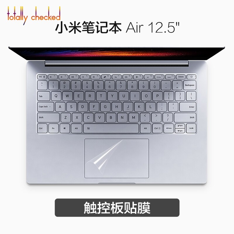 Para Xiaomi mi Notebook air 13,3 12,5 Pro Ga mi ng15 15,6 15 13 12 pulgadas reemplazo etiqueta engomada para tablero táctil Protector accesorios ordenador portátil: Mi notebook Air 12