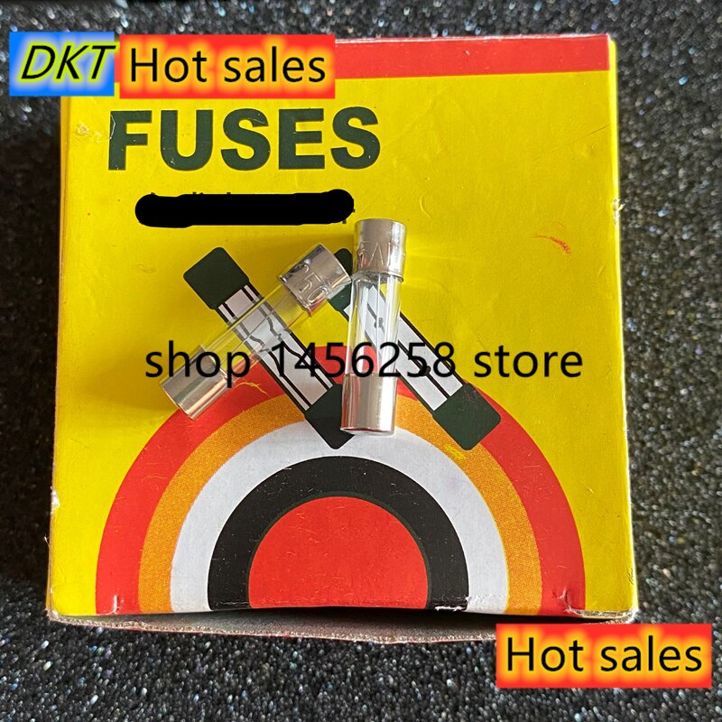 10PCS 250V 0.1A 0.2A 0.25A 0.3A 0.5A 0.75A 1.5A 1A 5*20 5*20mm 5x20mm 5mmx20mm Fast Blow Glass Fuse