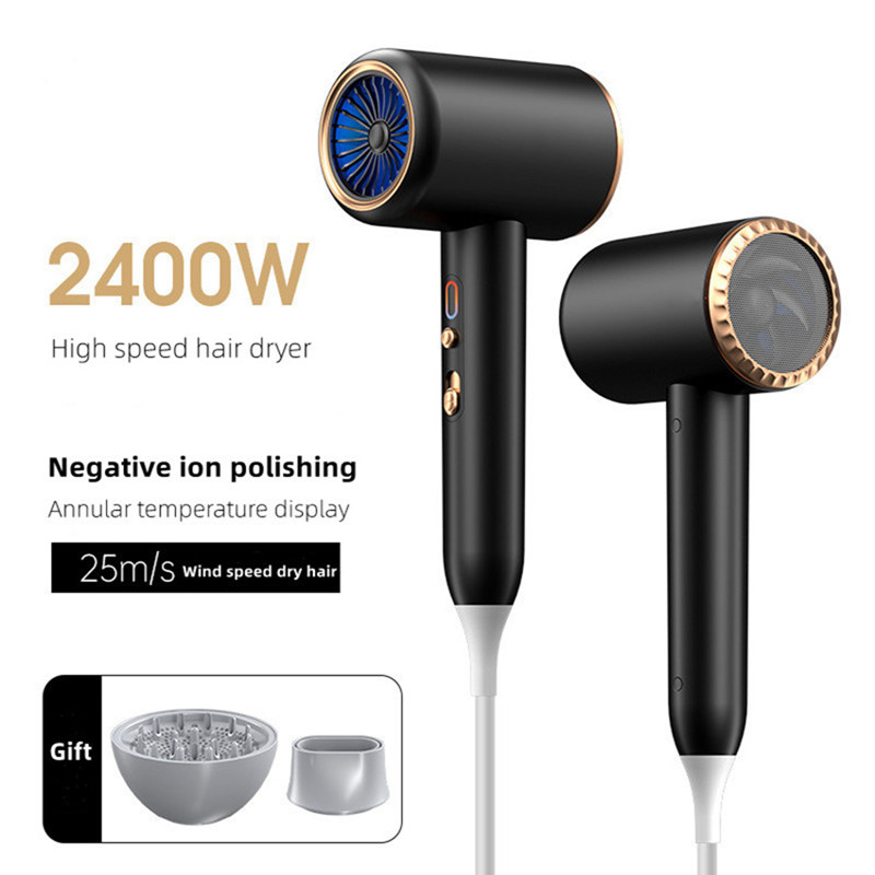 Generation High-Speed Hair Dryer 2400W High-Power Blue Light Negative Ion Ultra Silent Recommended For Home Hair Salons