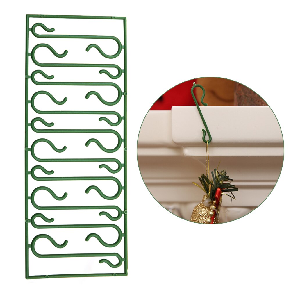 10/50/100Pcs Creatieve Kerst Ornamenten S-vorm Haken Kerstboom Decoratie Multifunctionele Houders