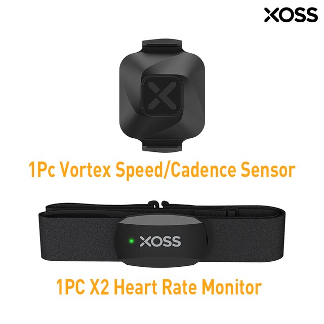 XOSS X1 Speed Cadence Sensor Cycling Computer Speedometer ANT+ Bluetooth Road Bike MTB Compatible For GARMIN iGPSPORT Bryton: X2 VORTEX