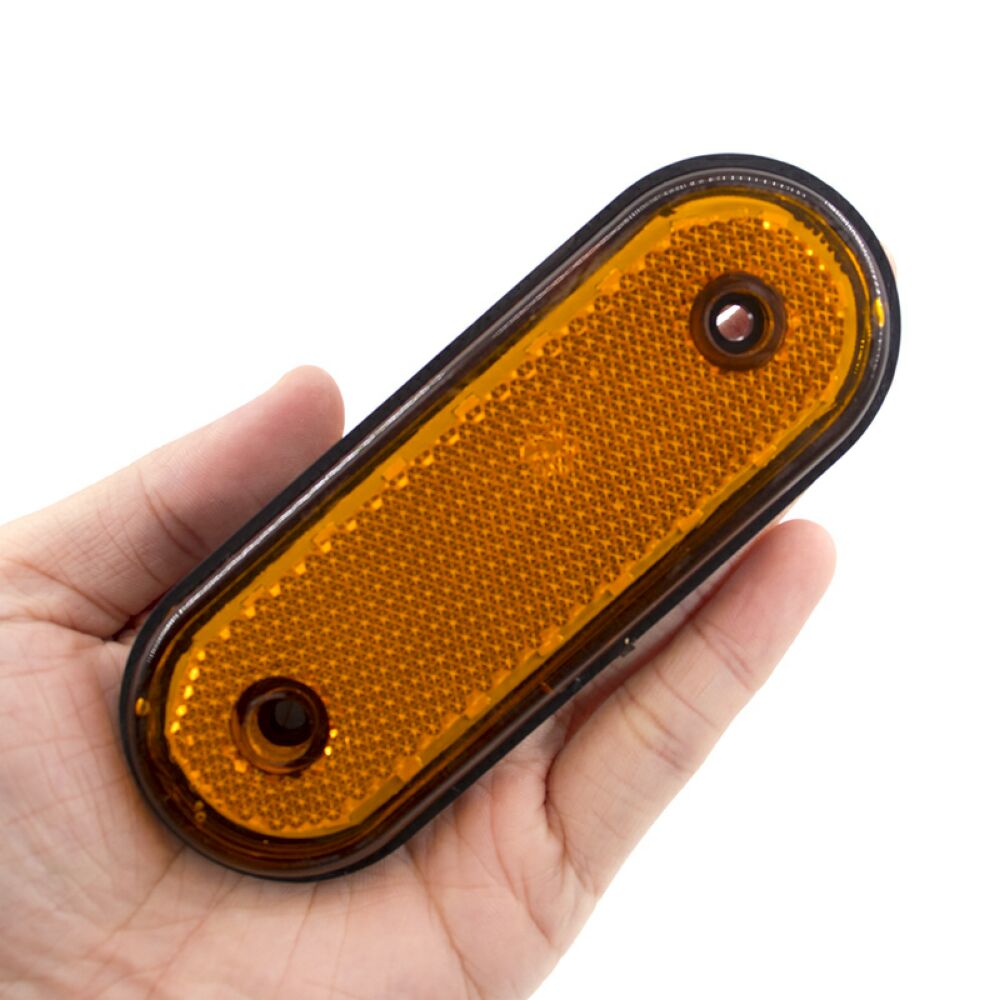 10x 24V 20 LED Amber Side Marker Lights Back Light Clearance Lamp Tail Turn Signal Tractor RV Trailer Lorry Pickup Truck Boat