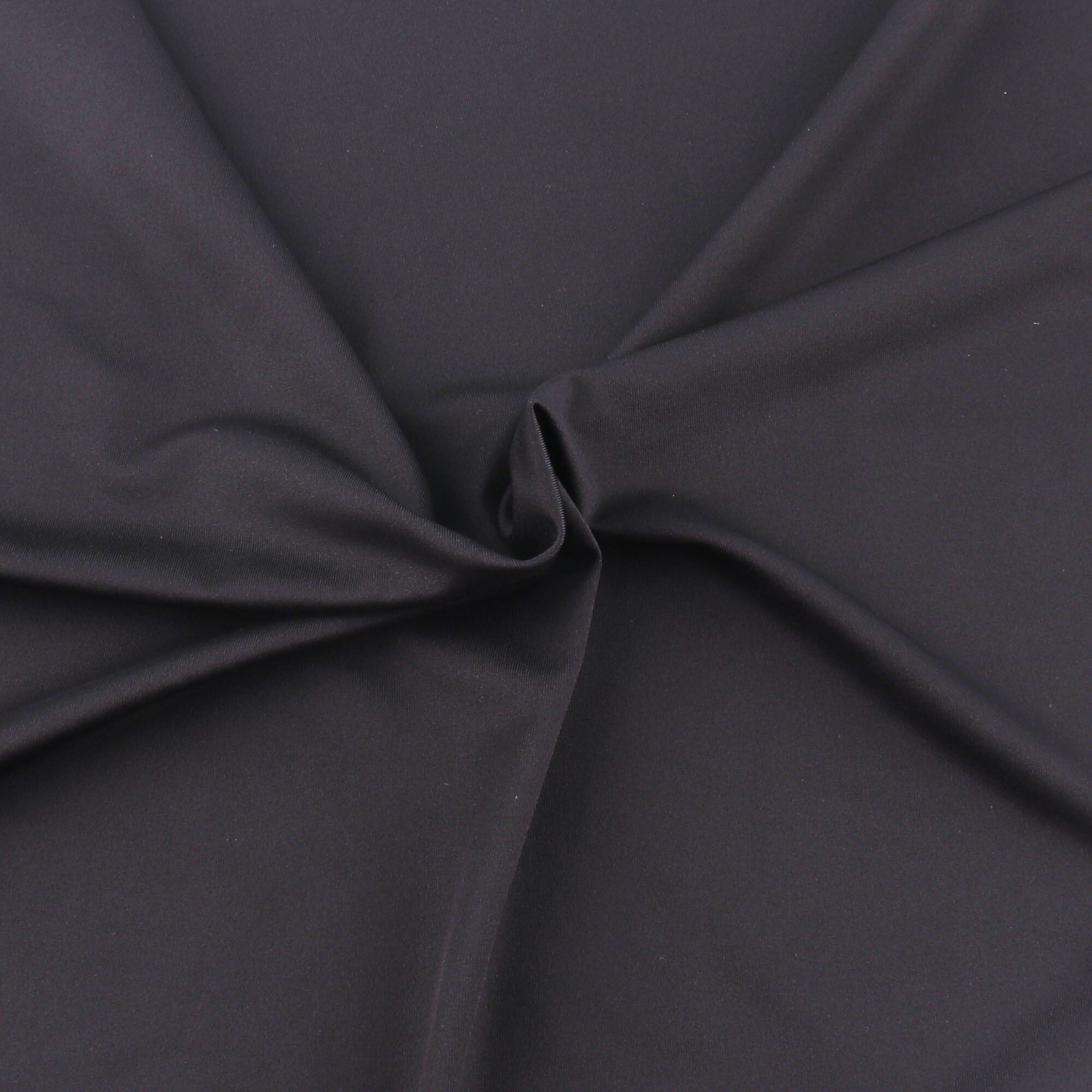 1M * 1,2 M-Spandex tela de algodón de Lycra sólida, tela elástica, 7 colores, para traje de baño, bufandas, tela de Lycra, para traje de baño de bailarina Diy: black