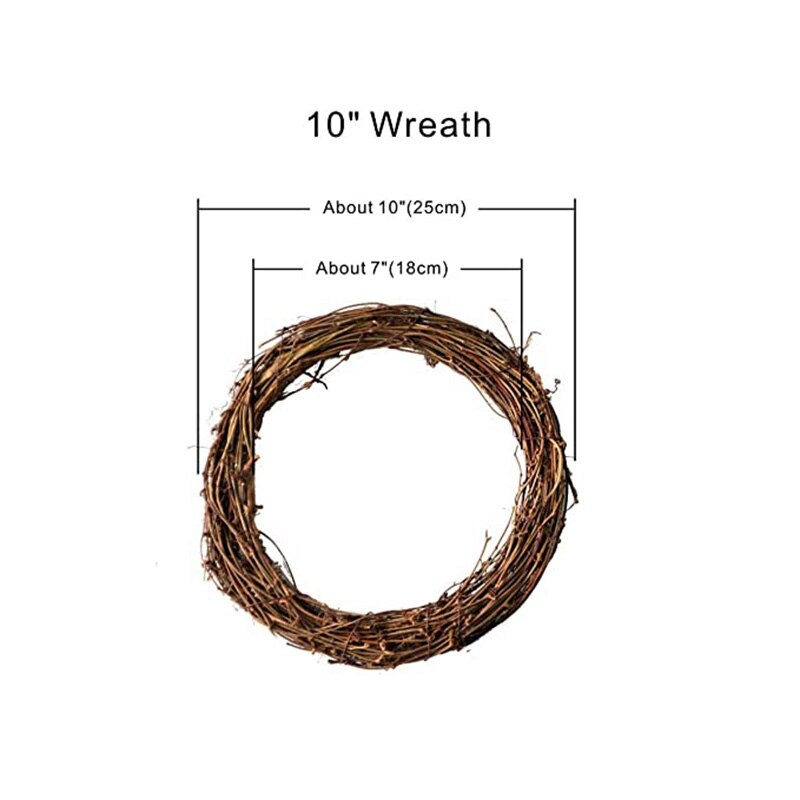 3PCS Christmas Vine Ring DIY Crafts Natural Grapev... – Vicedeal