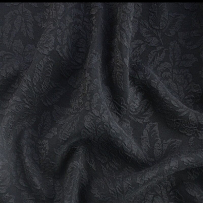 100%  silke stof jacquard crepe brokade silke materiale 19 momme 114cm bredde til fremstilling af avanceret tøj