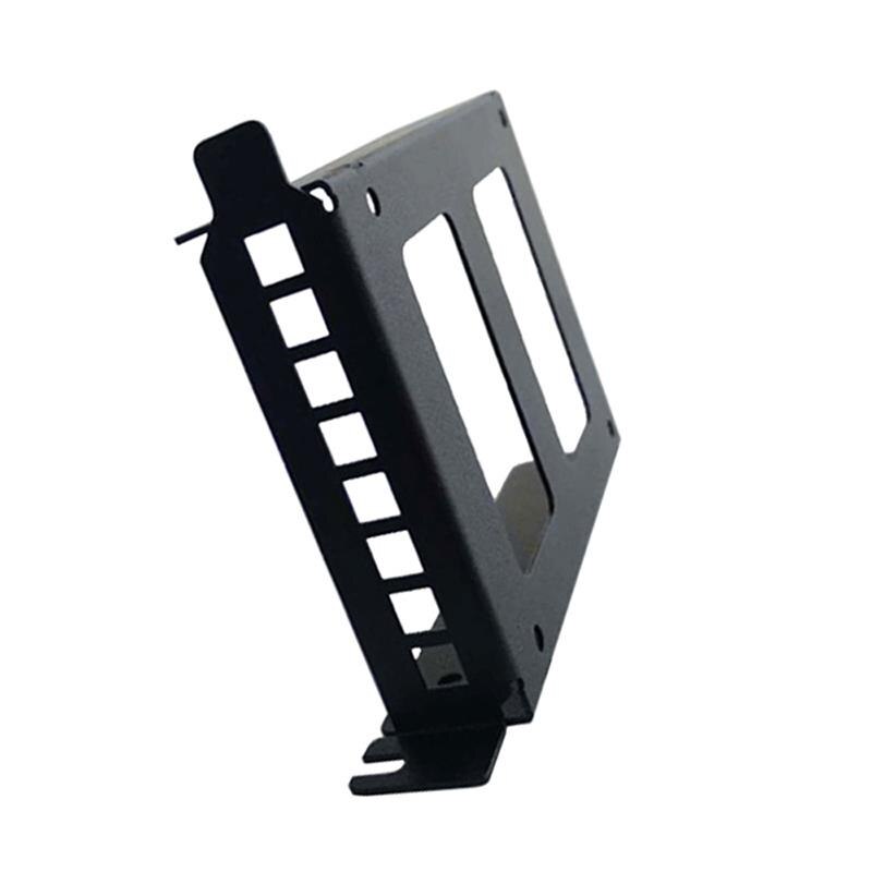 Metal PCI Slot 2.5inch IDE/SATA/SSD/HDD Rear Panel Mount Bracket 2.5" HDD Hard Drive Adapter Tray Caddy For PC Computer Mining: half height