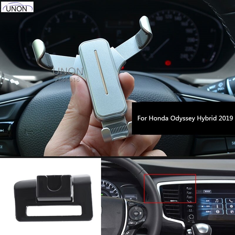 For Honda Accord Civic Crv Breeze Avancier Odyssey Fit Mobile Phone Vehicle Mounts: Odyssey silver 2pcs