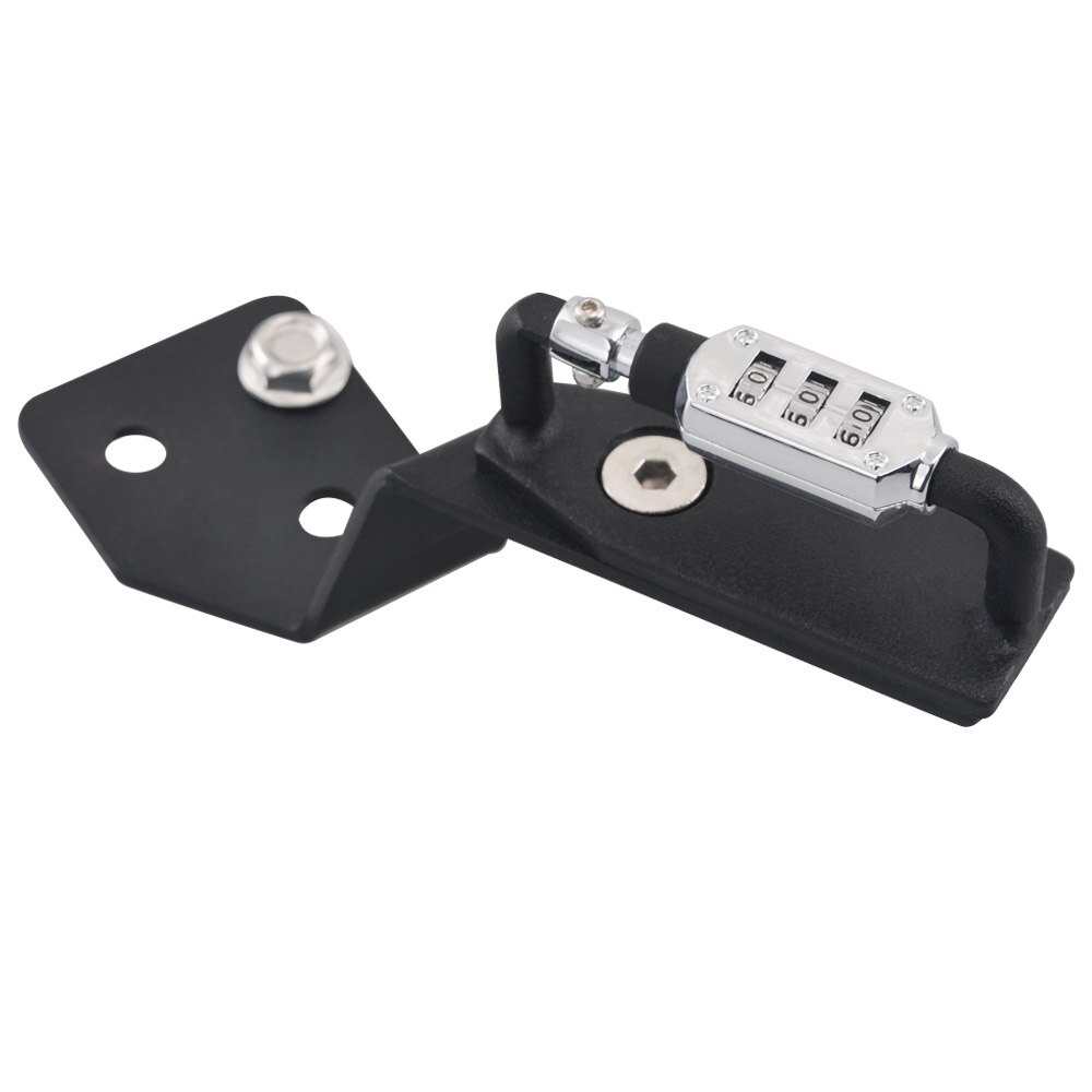 Motorcycle Helmet Lock Tough 3 Digit Combination PIN Lock Hanging Hook 2 Keys For Kawasaki Z800 ZR800 Z900 ABS RS