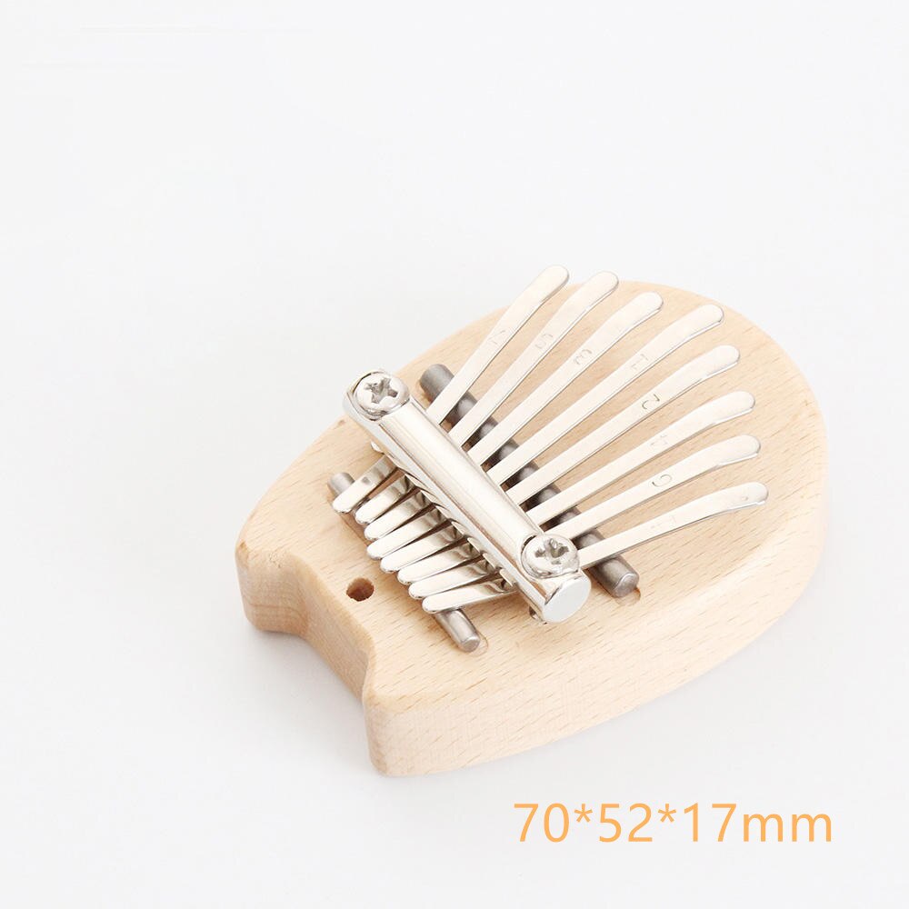 Mini Kalimba 8 Keys Thumb Piano Great Sound Finger Keyboard Musical Instrument For Kids Girlfriend Festive MultiStyles
