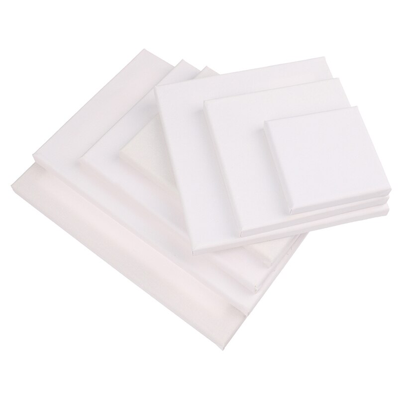 1Piece White Blank Square Artist Canvas For Canvas Oil Painting,Wooden Board Frame For Primed Oil Acrylic Paint