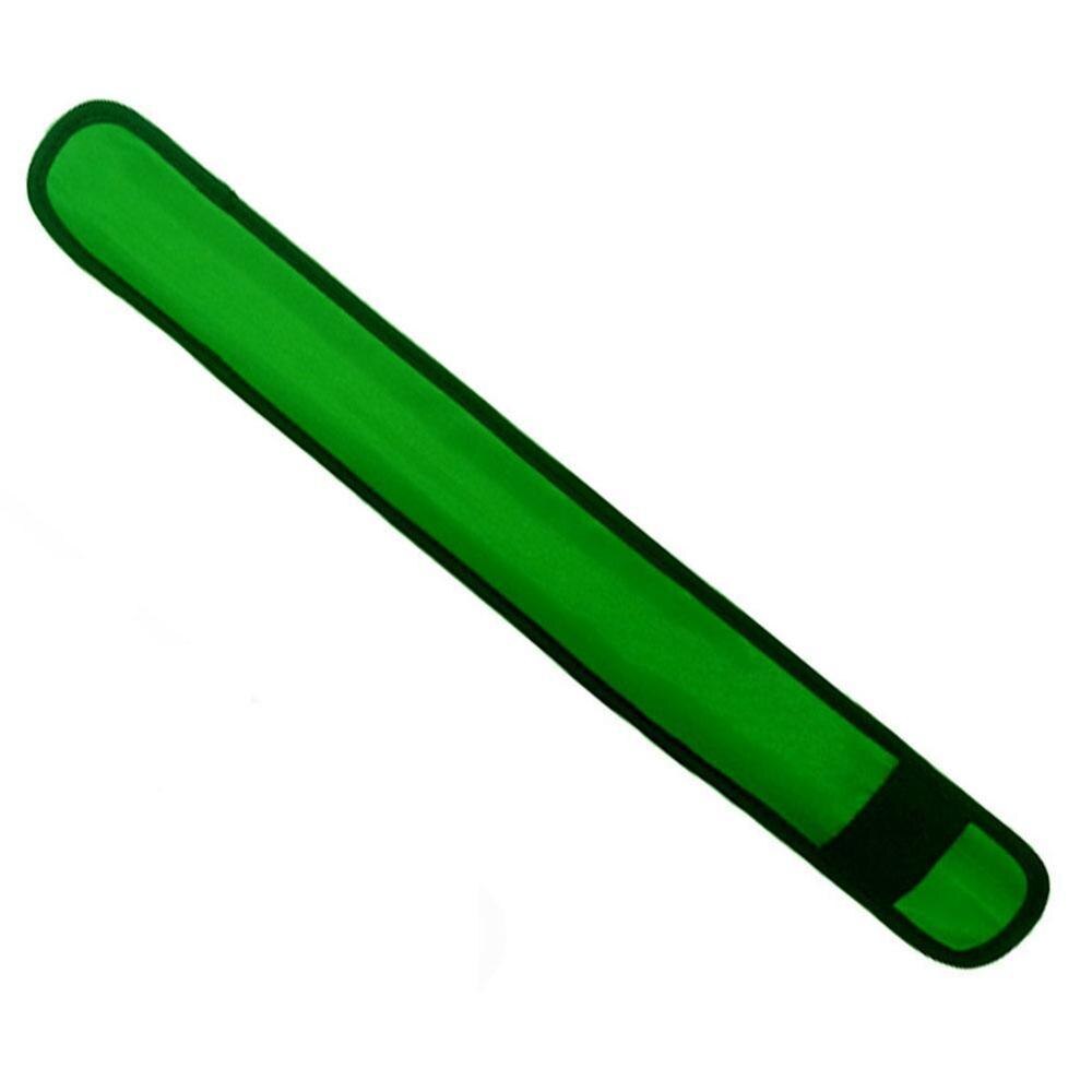 Adjustable LED Flashing Wrist Band Bracelet Arm Belt Neon Glow Glowing Dance Luminous Light Party Decor Bangle Party Up V1X6: green / L