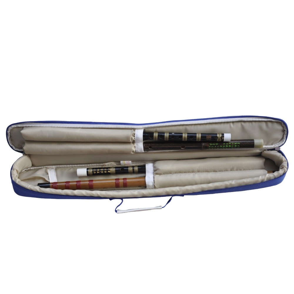 71 cm professionele draagbare duurzaam bamboefluit bag case soft gig gevoerde cover box rugzak hold 4 stks