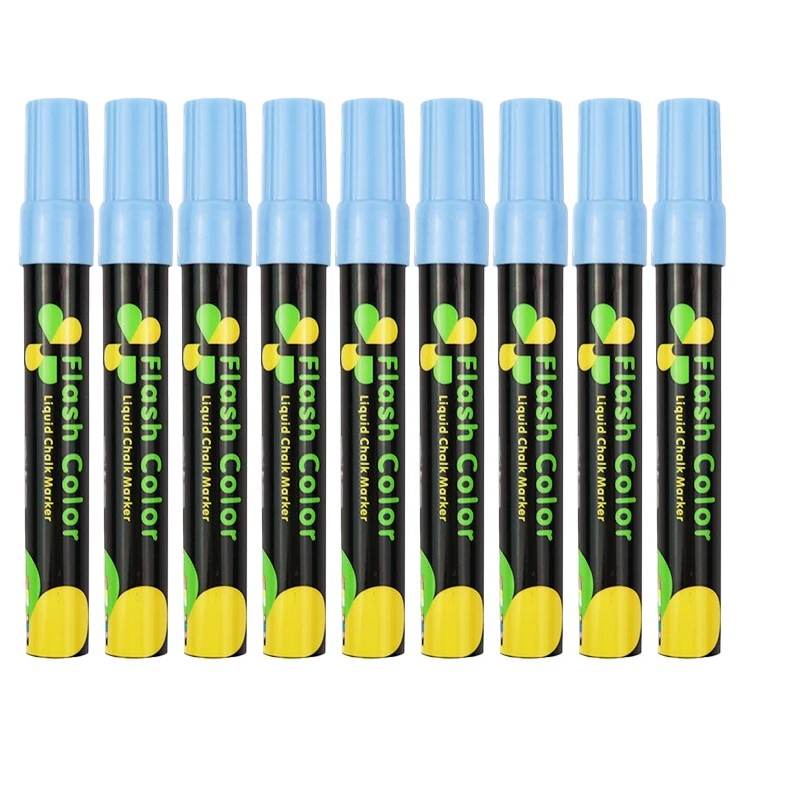 7/9 Stuks Vloeibaar Krijt Uitwisbare Markeerstift Whiteboard Graffiti Led Advertentie Krijtbord Fluorescerende Marker Pen Art Supplies: Oranje