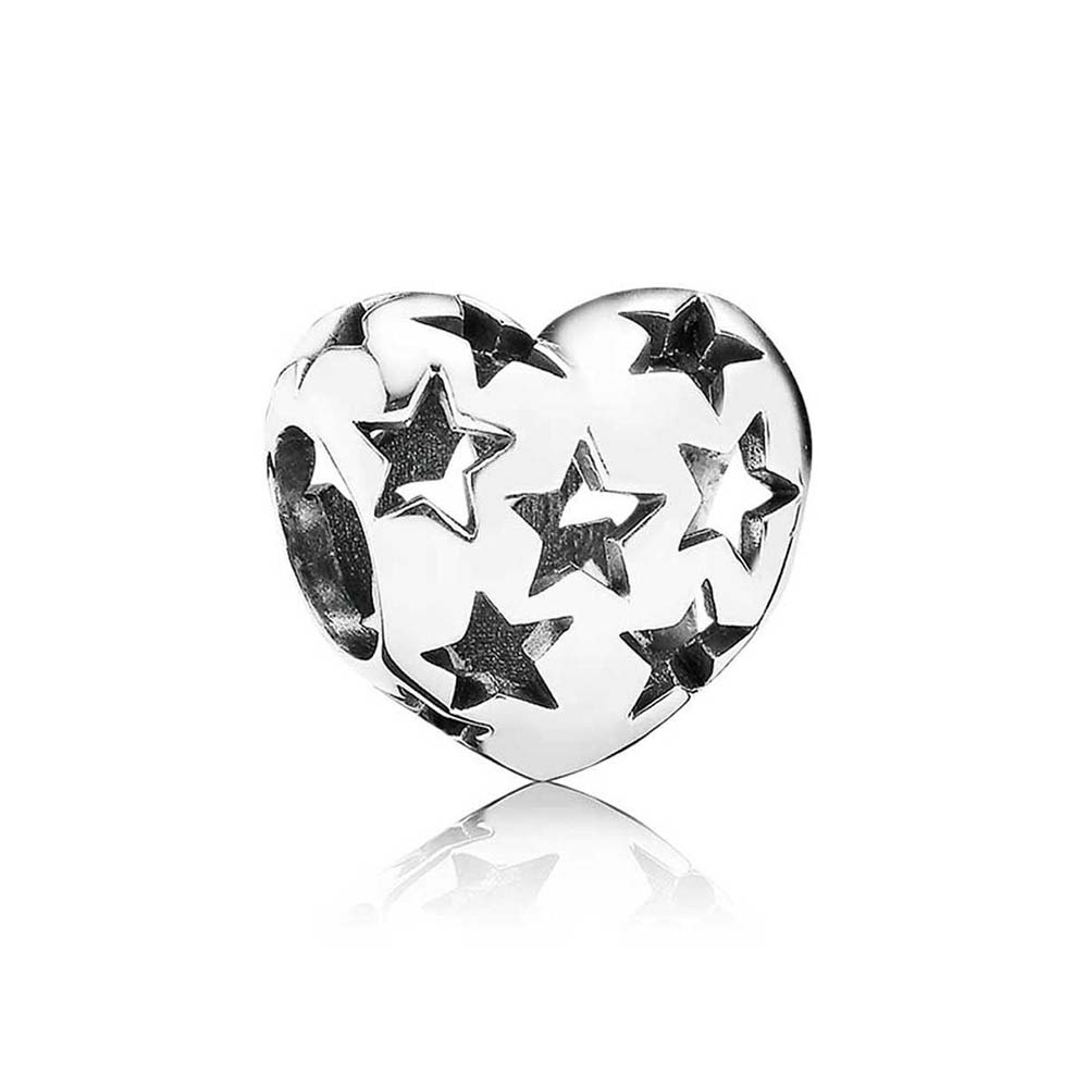 PDB ZZ 07 Silver 925 Jewelry Prototype 1:1 Natureza Dream Patterns Twain Heart-shaped Love You Jewelry Female: 791393