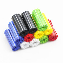 100 Paare 10mm-25mm Farbe Runde Selbst-Kleber Kleber Verschluss Klebeband Punkte Klebrig Zurück Haken Und schleife Magie Aufkleber Doppelseitige