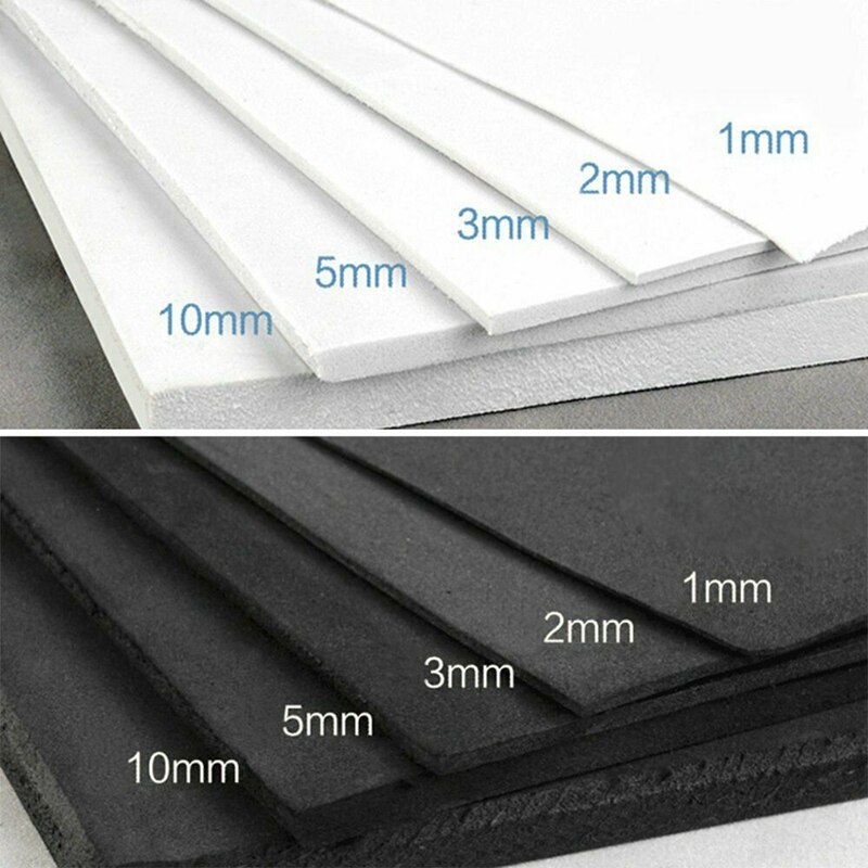 Zwart Eva Foam Vellen Kids Handgemaakte Diy Craft Cosplay Model 35X50/30x100cm