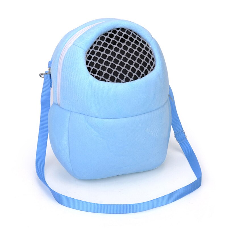 Hamster Carrier Draagbare Kleine Pet Carrier Warm Sleep Ademende Reizen Opknoping Rat Kooi Voor Hamster Cavia Carry Bag