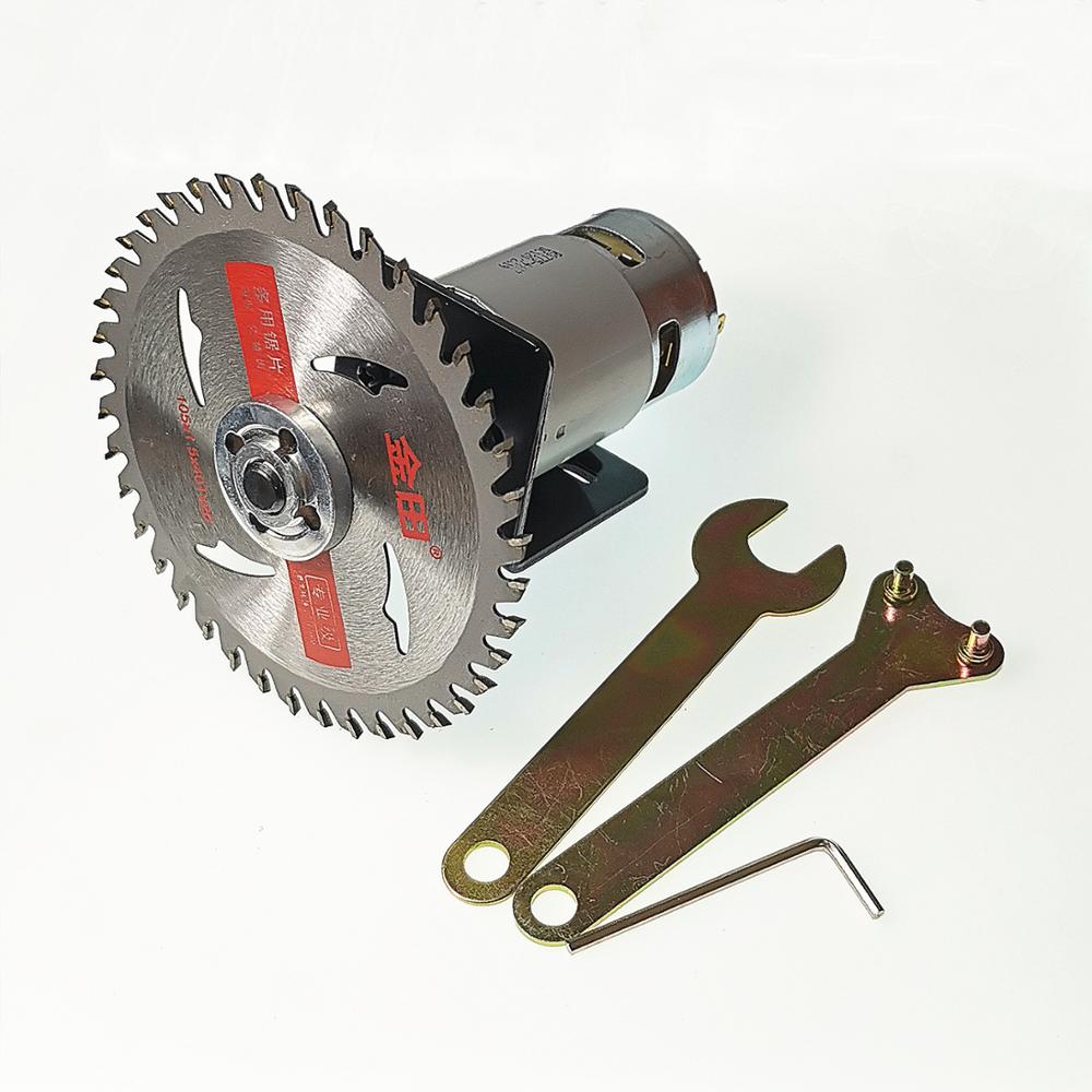 Máquina cortadora casera para carpintería, mini motor en miniatura, sierra manual multifunción, Sierra de mesa