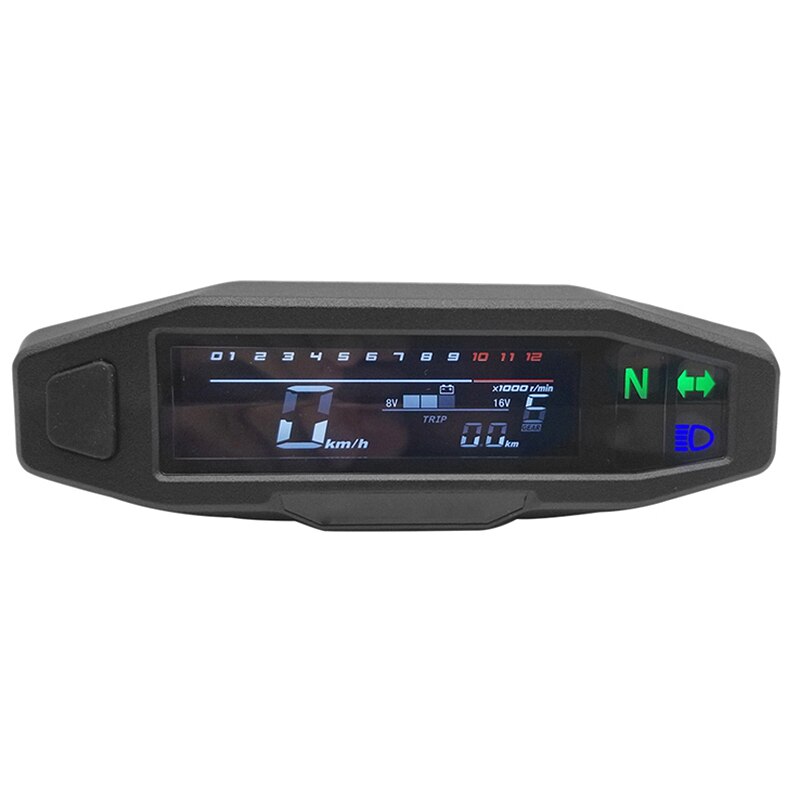 Odomètre numérique LCD pour moto, Injection électrique et carburateur, compteur de vitesse pour KR200 russe: Default Title