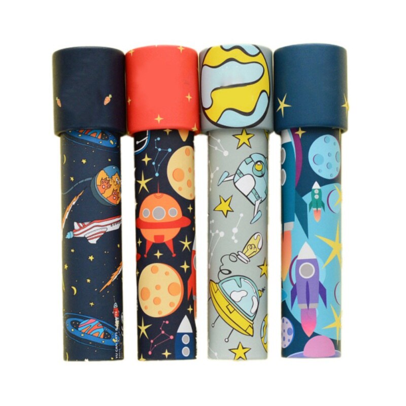 Mode Baby Caleidoscoop Speelgoed Cartoon Caleidoscoop Kinderen Speelgoed Roterende Caleidoscoop Planetaire Serie