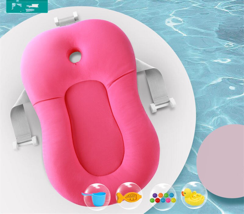 Draagbare antislip badkuip cartoon kleur bal speelgoed badstoel beugel beugel kussen: 05