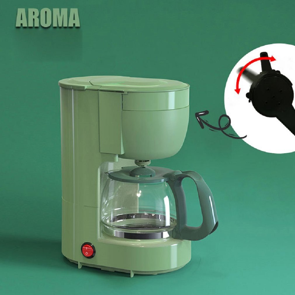 0.65L Coffee Machine 600w Office Drip Coffee Machine Automatic Coffee Filter Cafe Americano Tea Making Machine