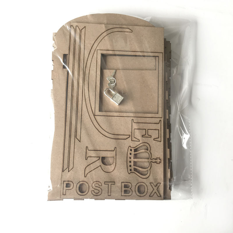 årgang tre postkasse diy bryllup postboks brev avis container kunst håndverk dekorasjon