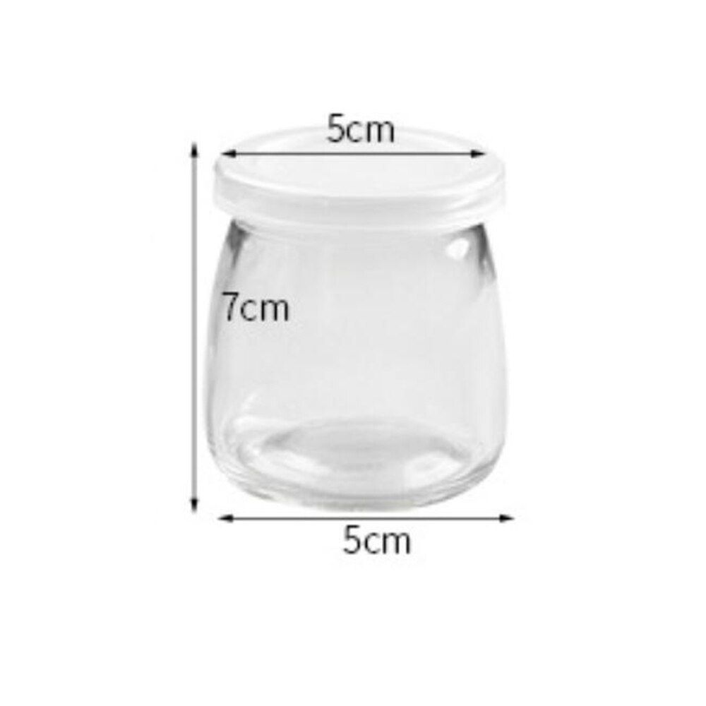 130C Transparent 5CM X 7CM Kreative Transparent Joghurt Flasche Party Gelee Pudding Tasse Trinken Milch Flasche Gelee Gewürz jar