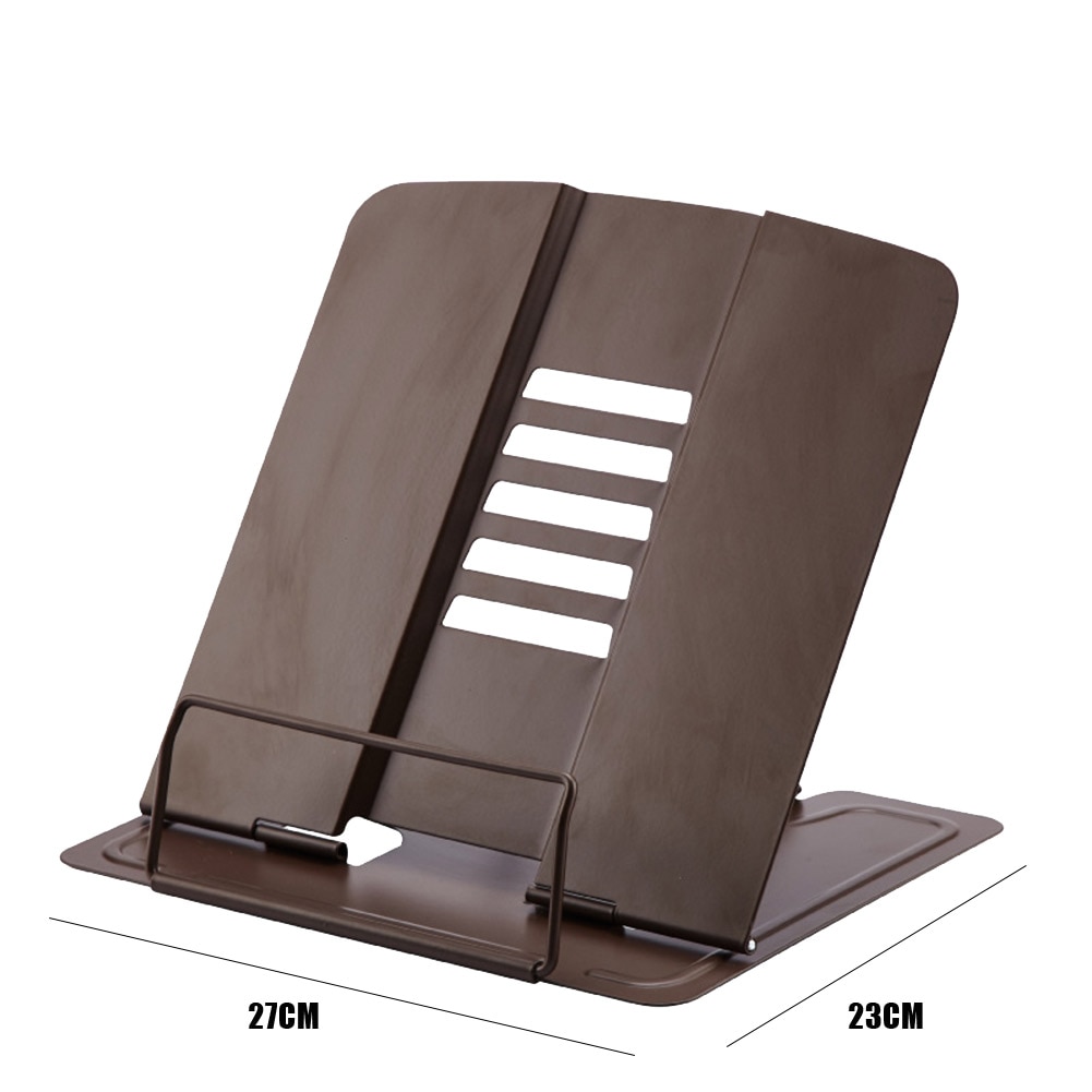 Portable Reading Book Stand Steel Plate Adjustable Reading Book Document Holder Durable Book Stand Display Stand School Supply