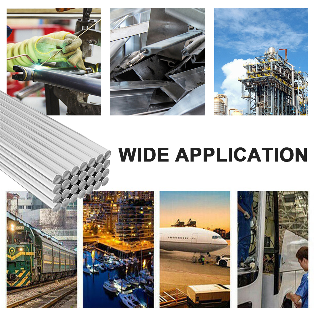 250/330/500mm Low Temperature Simple Welding Rods Easy Melt Aluminium Flux Cored Welding Electrodes Wire Solder For Aluminum