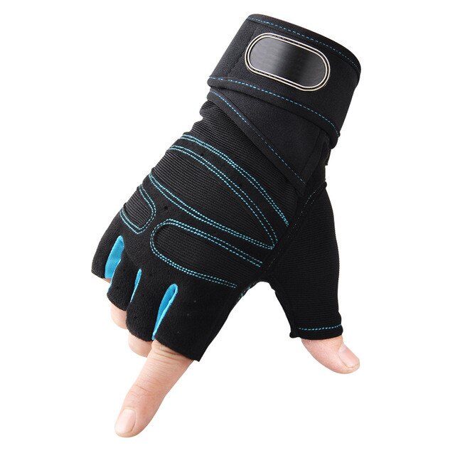 Gant de gymnastique Fitness gants de musculation musculation entraînement Sport exercice Sport entraînement gant pour hommes femmes gants d'arthrite: sky blue / XL
