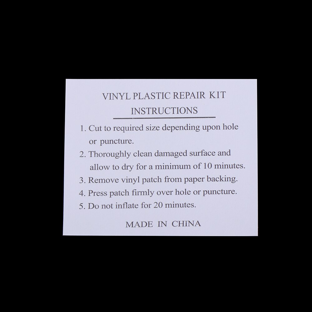 5Pcs Pool Float Air Bed Patches Zwemmen Float Reparatie Patch Kit Lijm Zelfklevende Voor Opblaasbare Speelgoed Vinyl plastic Reparatie Patch