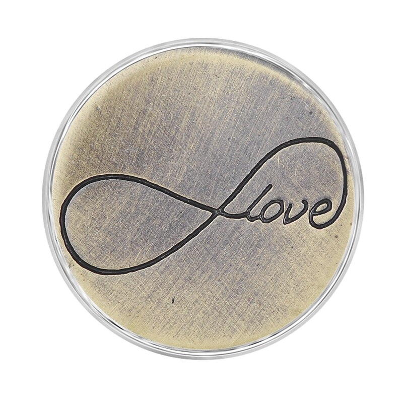 Antique Brass Snap button 18mm Snap Charms fit Ginger Snaps jewelry Vn-1988: P