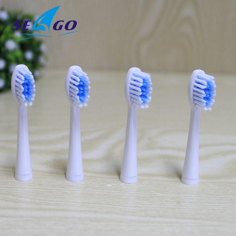 SEAGO Electric Replacement Brush Heads Sonic Toothbrush Adult Dupont nylon Bristle Brush Head Deep Clean whitening SG881: Default Title