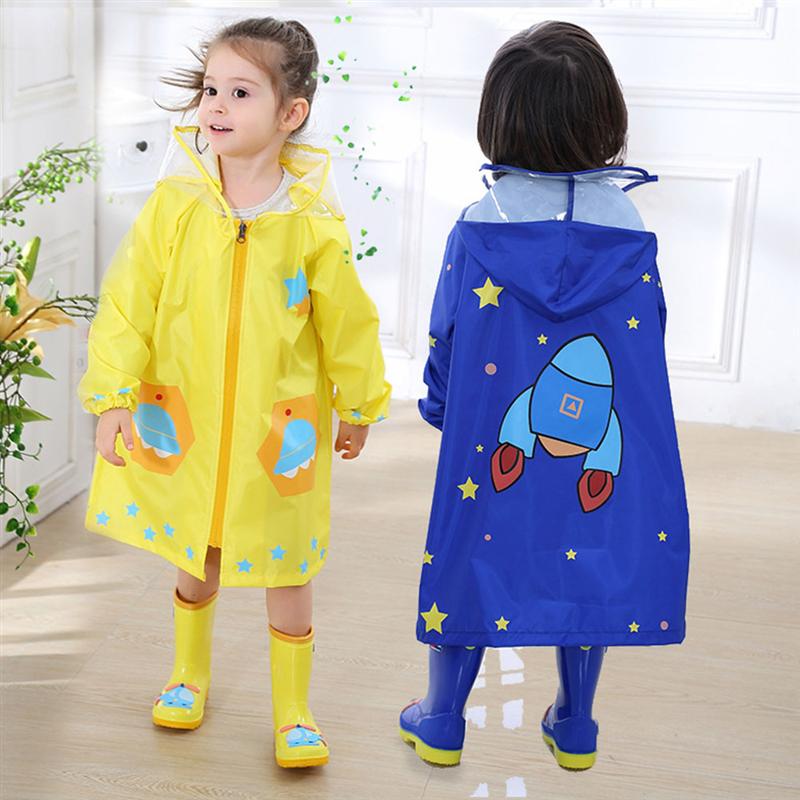Chubasquero de dibujos animados para niños, Poncho de lluvia impermeable para exteriores, ropa de lluvia para niños, Varios tamaños disponibles