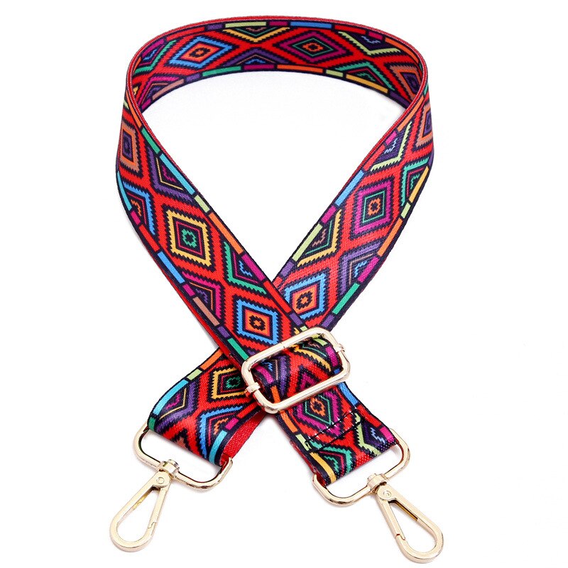 1PC National Style Long Shoulder Strap DIY Adjustable Crossbody Bag Shoulder Bags Decoration Belt Straps: 11