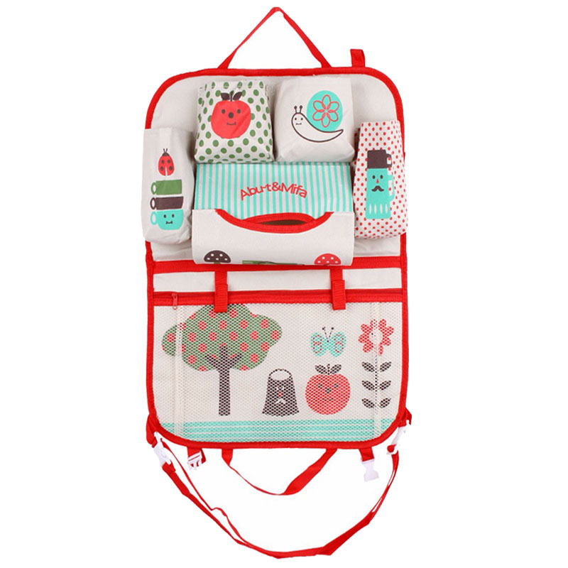 Seat Aufbewahrungstasche Wasserdichte Universal Kinderwagen Tasche Organizer Baby Auto Hängenden Korb Lagerung Kinderwagen Zubehör ~: Red
