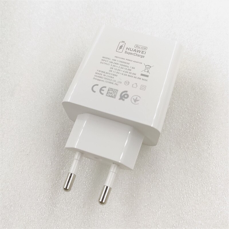 Original Huawei 66w Super Fast Charger 6A USB Type C Cable For Huawei Mate 40 mate30 40 P50 P40 P30 Pro Nova 9 8 Honor 50 SE V40