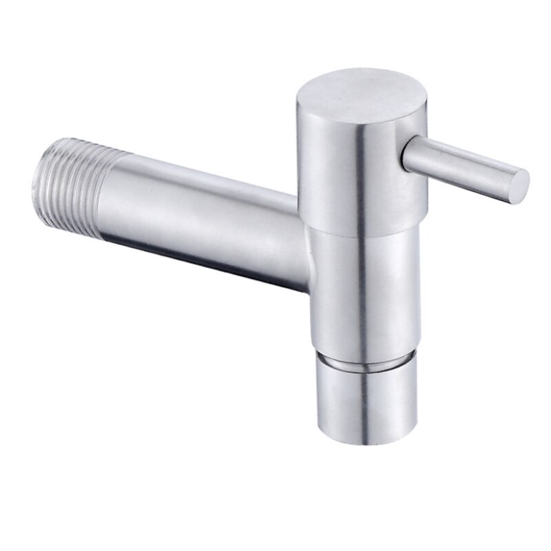 1 stück 304 Edelstahl Verlängern Bibcock Dekorative Außen Wasserhahn Garten Bibcock Hahn Bad Waschmaschine/mopp Wasserhahn: 5